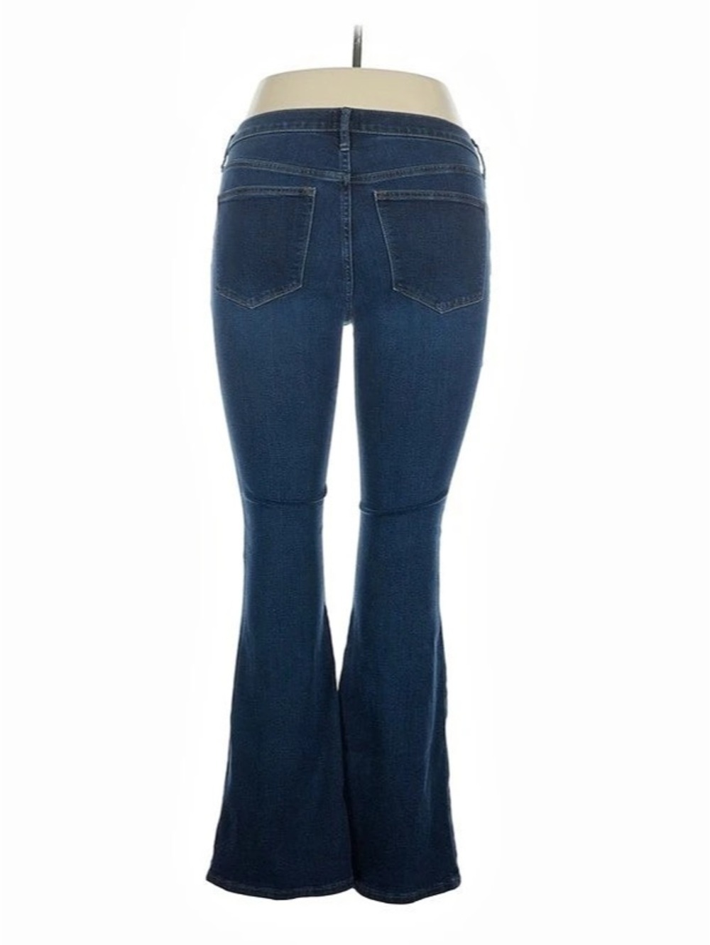 J.Crew Full Length Flare Jeans Blue Waist 28 Like New - Picture 3 of 8